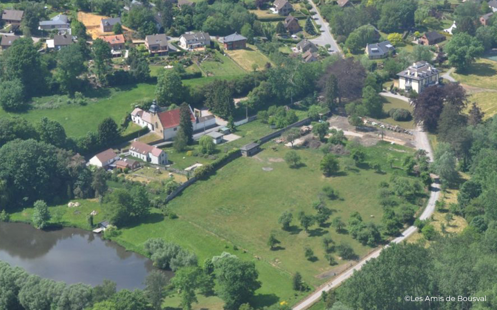 Photo du village de Noirhat avec La Cense de Bégipont et ses alentours